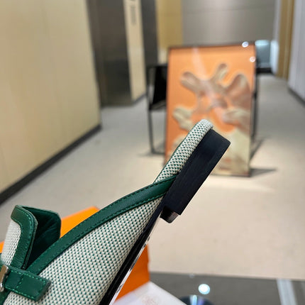 GROUPIE MULE OCEAN MIX SILVER LAMBSKIN