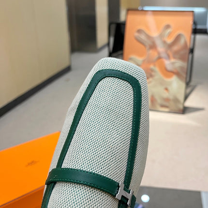 GROUPIE MULE OCEAN MIX SILVER LAMBSKIN