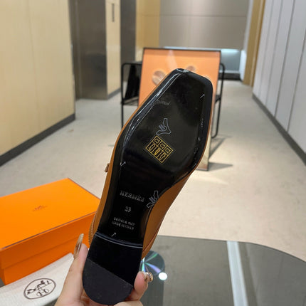 GROUPIE MULE TAWNY LAMBSKIN