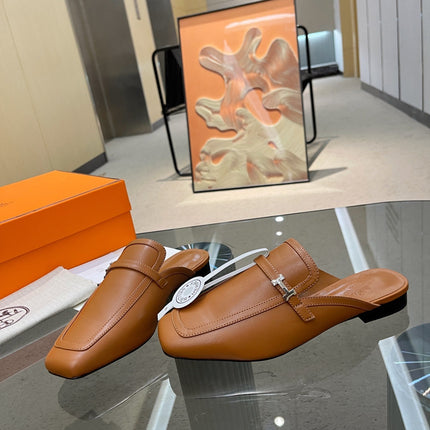 GROUPIE MULE TAWNY LAMBSKIN