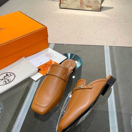 GROUPIE MULE TAWNY LAMBSKIN