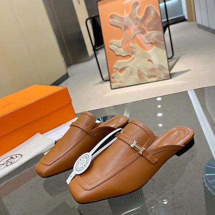 GROUPIE MULE TAWNY LAMBSKIN