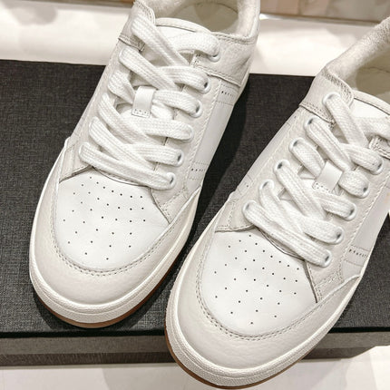 SL SL/61 SNEAKERS WHITE PERFORATED CALFSKIN