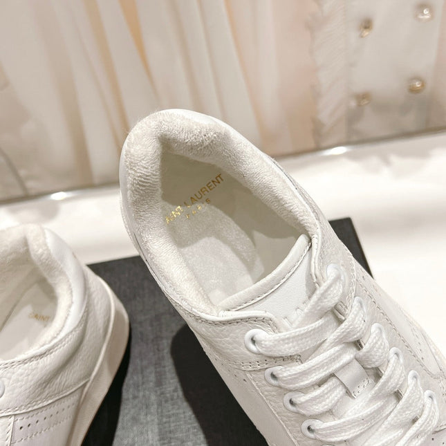 SL SL/61 SNEAKERS WHITE PERFORATED CALFSKIN