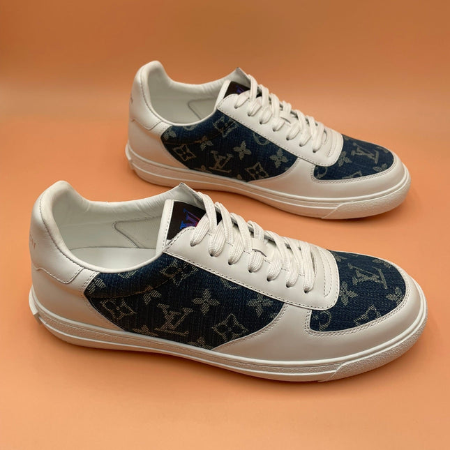 LV MONOGRAM DENIM BLUE SNEAKER