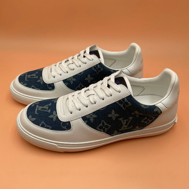 LV MONOGRAM DENIM BLUE SNEAKER