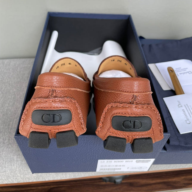 CD JUAL ICON BUCKLE LOAFER CIDER GRAINED CALFSKIN