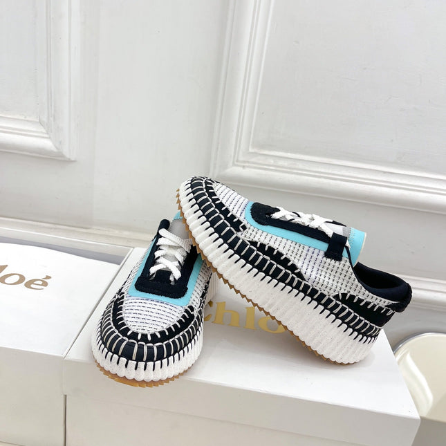 NAMA SNEAKER IN BLACK MIX COLORFUL SPECIAL FABRIC