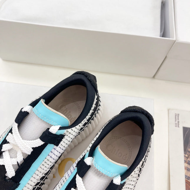 NAMA SNEAKER IN BLACK MIX COLORFUL SPECIAL FABRIC