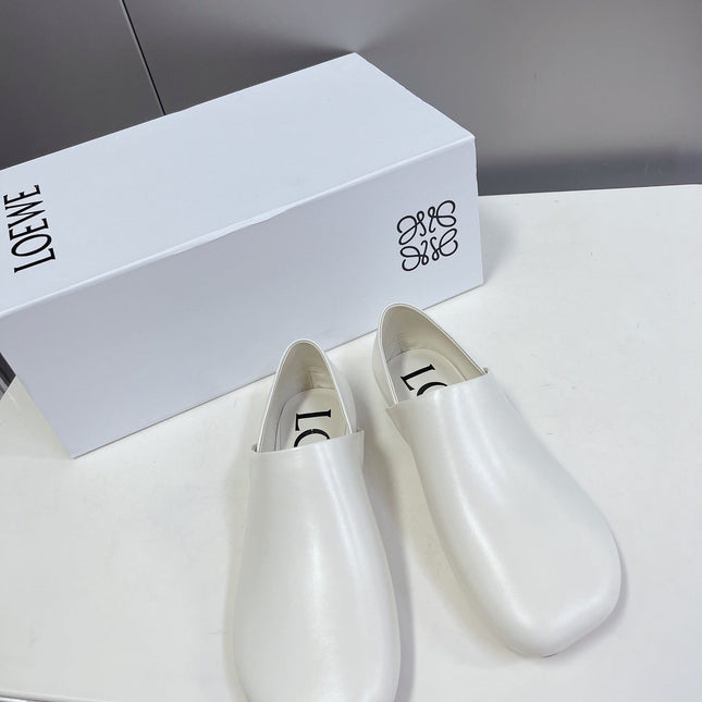 LW TOY SLIPPER WHITE CALFSKIN