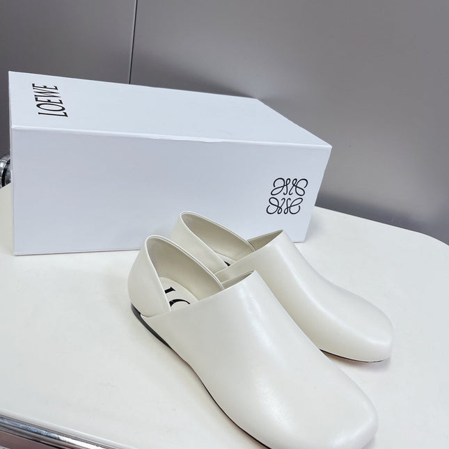 LW TOY SLIPPER WHITE CALFSKIN