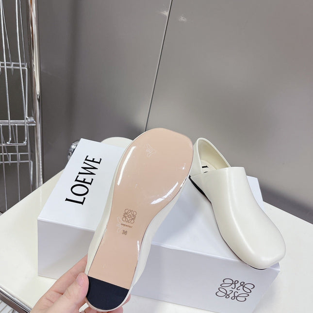 LW TOY SLIPPER WHITE CALFSKIN