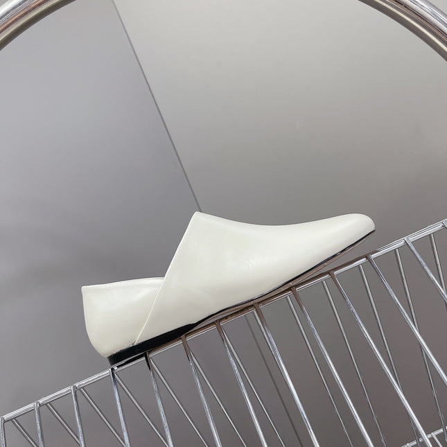 LW TOY SLIPPER WHITE CALFSKIN