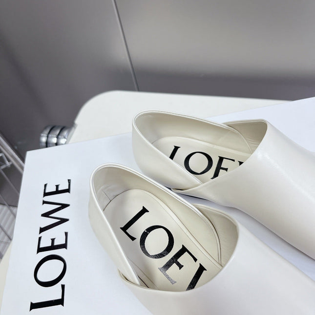 LW TOY SLIPPER WHITE CALFSKIN