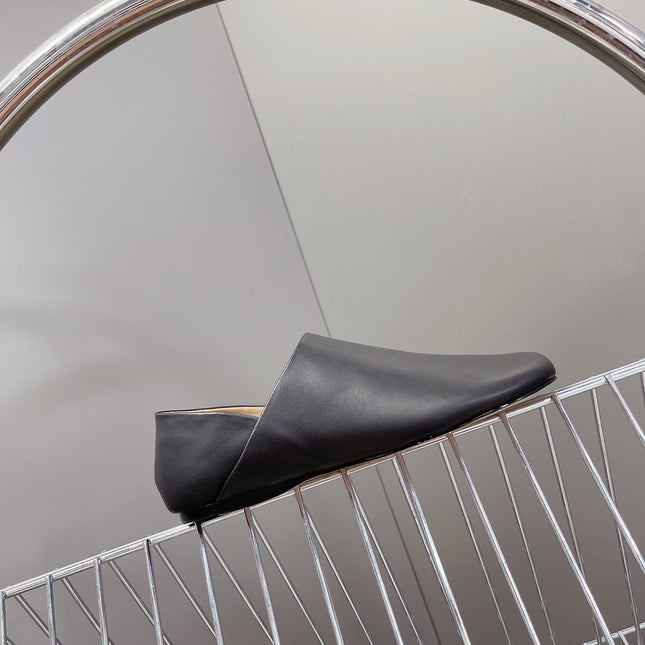 LW TOY SLIPPER BLACK CALFSKIN