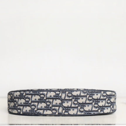 CD LOUNGE 26 BAG IN BLUE OBLIQUE JACQUARD