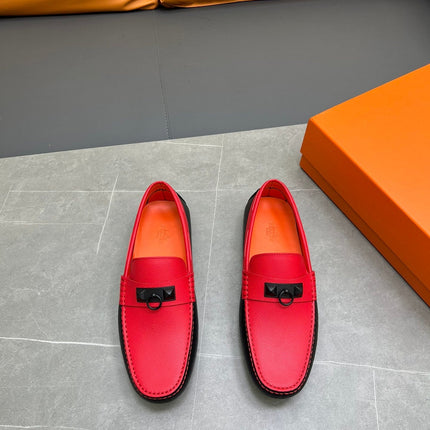 HM IRVING LOAFER ROSE CALFSKIN