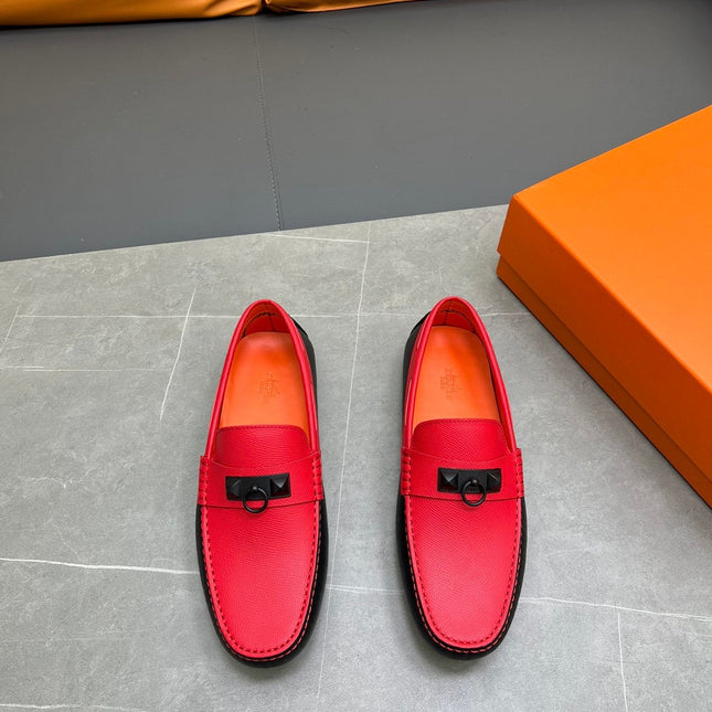 HM IRVING LOAFER ROSE CALFSKIN