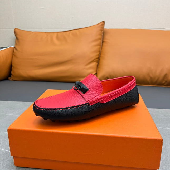 HM IRVING LOAFER ROSE CALFSKIN