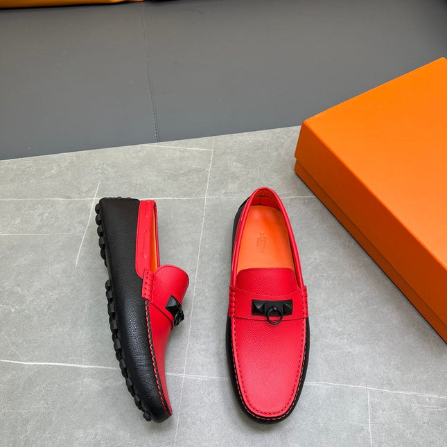HM IRVING LOAFER ROSE CALFSKIN