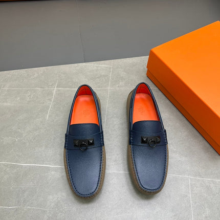 HM IRVING LOAFER NAVY CALFSKIN