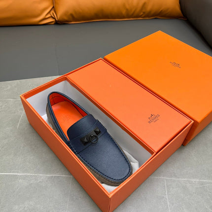 HM IRVING LOAFER NAVY CALFSKIN