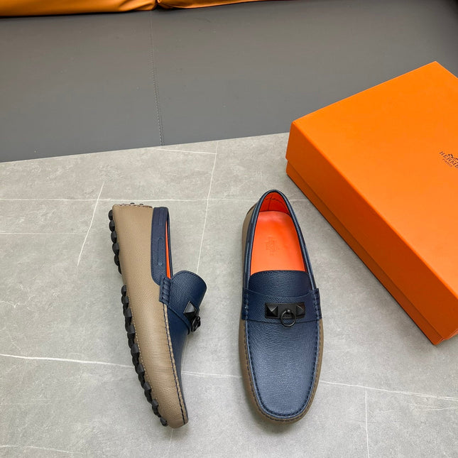 HM IRVING LOAFER NAVY CALFSKIN