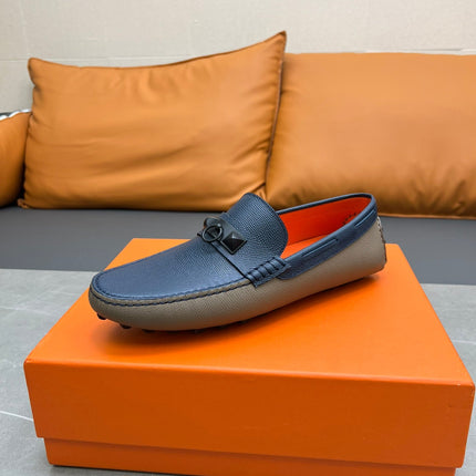 HM IRVING LOAFER NAVY CALFSKIN