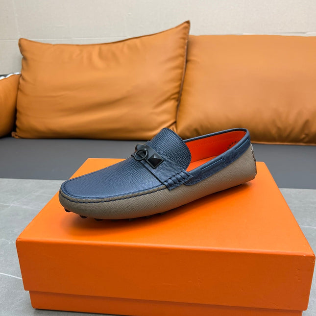 HM IRVING LOAFER NAVY CALFSKIN