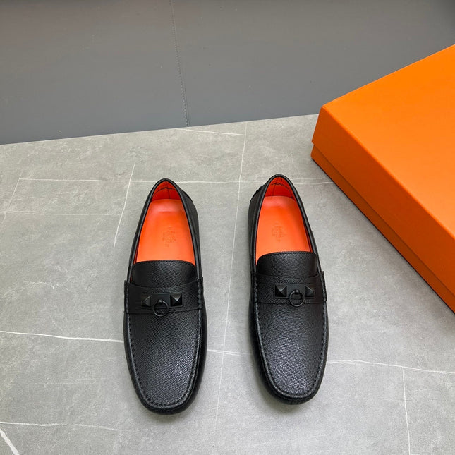 HM IRVING LOAFER BLACK CALFSKIN