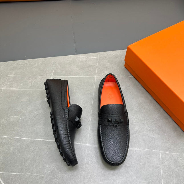 HM IRVING LOAFER BLACK CALFSKIN