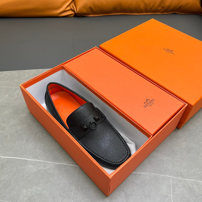HM IRVING LOAFER BLACK CALFSKIN