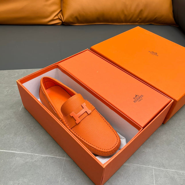 HM H-LOGO LOAFER TIGER CALFSKIN
