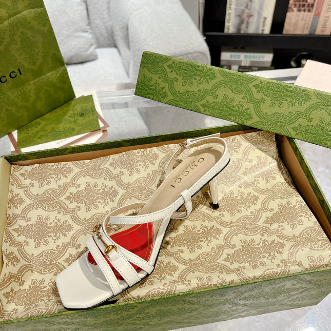 HIGH HEEL 65MM IN WHITE CALFSKIN WITH RED HEART