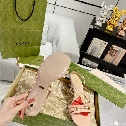 HIGH HEEL 65MM IN TAN BEIGE CALFSKIN WITH RED HEART