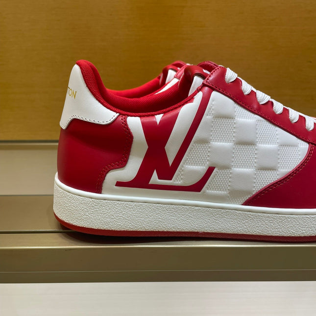 LV RIVOLI SNEAKER MEN RED WHITE