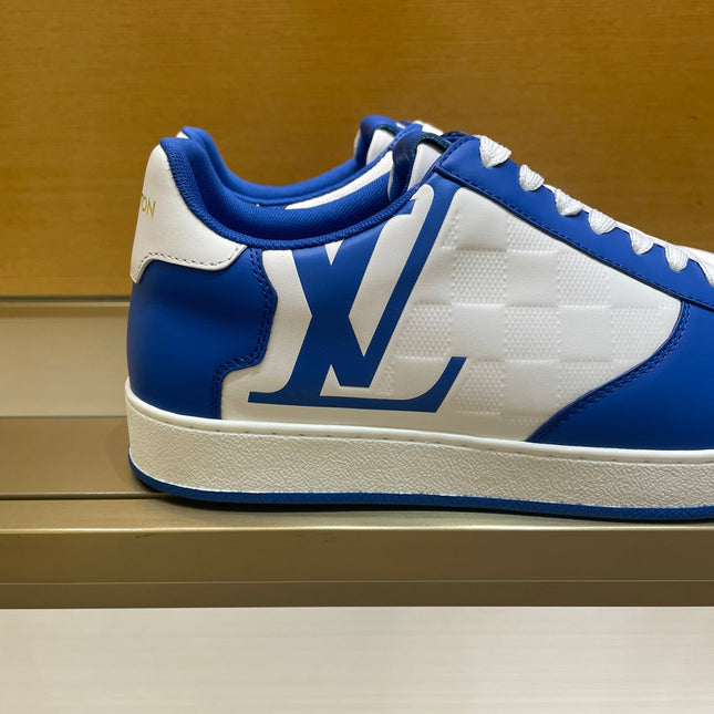 LV RIVOLI SNEAKER MEN BLUE WHITE