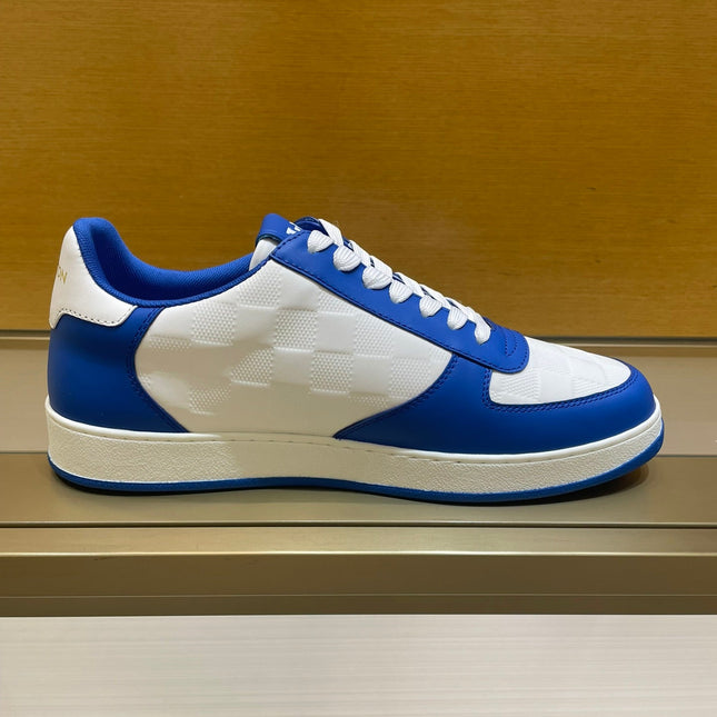 LV RIVOLI SNEAKER MEN BLUE WHITE