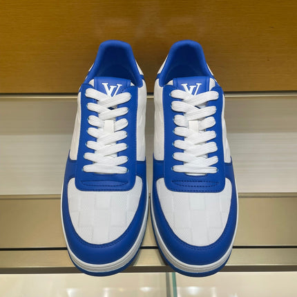 LV RIVOLI SNEAKER MEN BLUE WHITE
