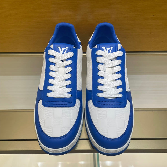LV RIVOLI SNEAKER MEN BLUE WHITE