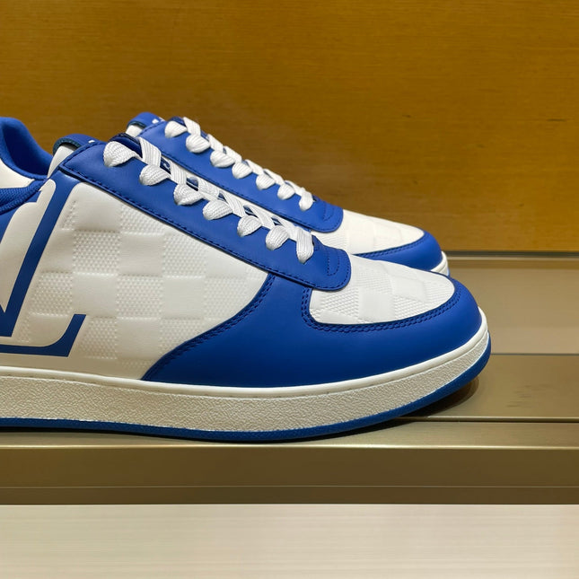 LV RIVOLI SNEAKER MEN BLUE WHITE