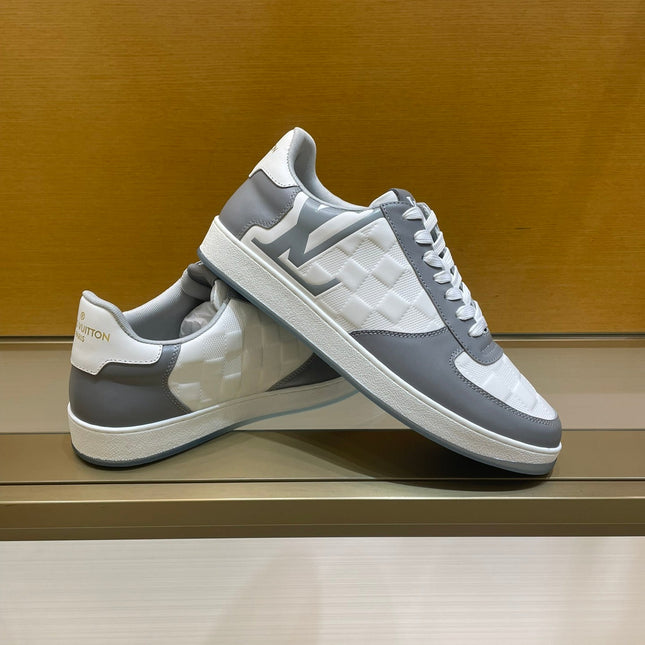 LV RIVOLI SNEAKER MEN GREY WHITE