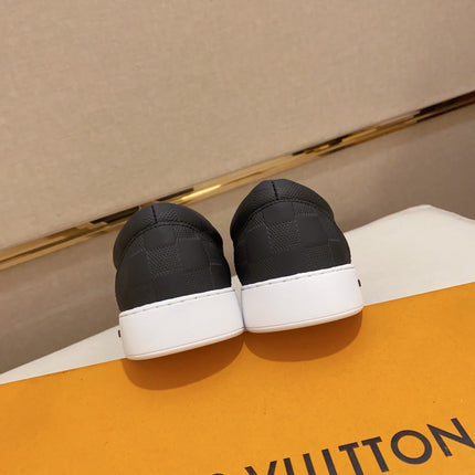 LV LOAFER IN BLACK DAMIER SHEEPSKIN