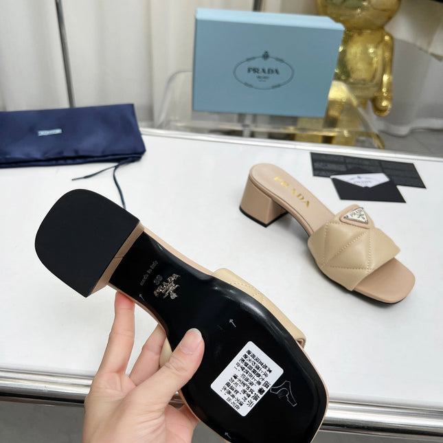 PRA EMBROIDERED SANDALS 45 BEIGE LAMBSKIN