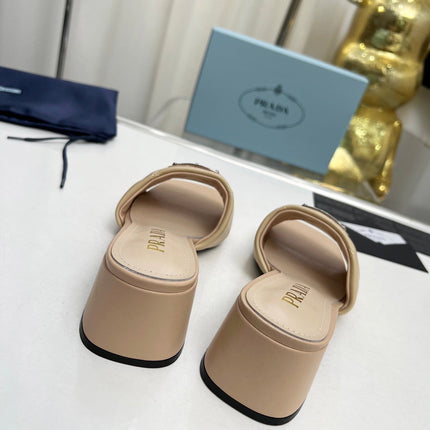 PRA EMBROIDERED SANDALS 45 BEIGE LAMBSKIN