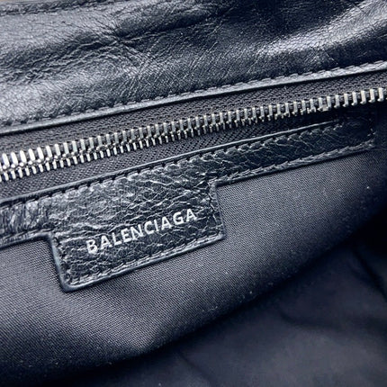 NEO CAGOLE 26 IN BLACK LAMBSKIN