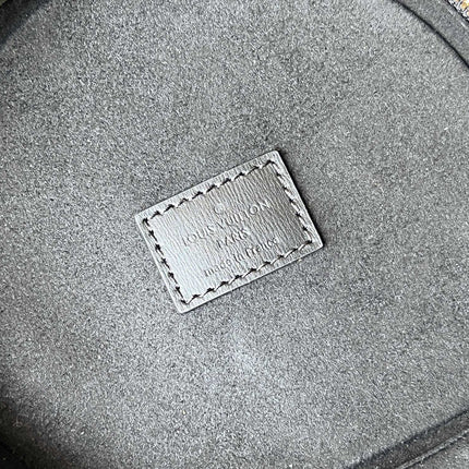 LV 25S PETIT NOE  16 IN BROWN MONOGRAM COATED CANVAS LEATHER TRIM BLACK