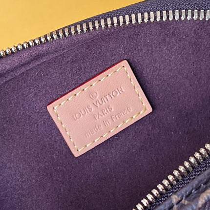 LV 25S MINI BUMBAG 17 IN BROWN MONOGRAM CALFSKIN GOLD HARDWARE