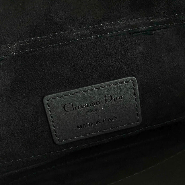 D-JOY BAG 22 IN BLACK LAMBSKIN