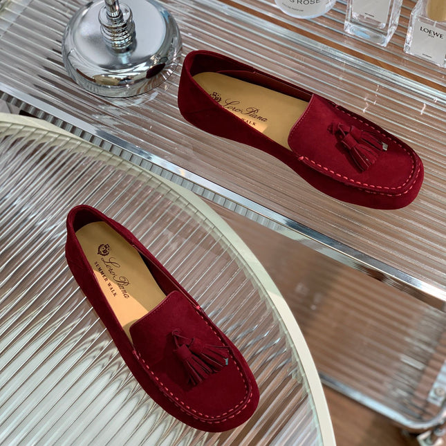 LP DOT SOLE WALK LOAFERS JAM SUEDE